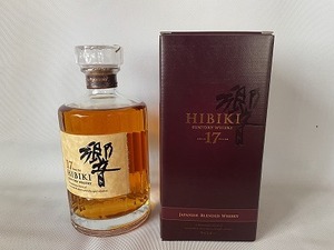 【古酒 未開栓】 HIBIKI SUNTORY WHISKY 響17年　HIBIKI　/ 700ml 　43％　箱入り