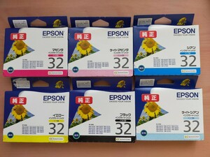 EPSON 純正インクカートリッジ 32 6色セット