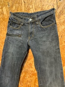  men's pants EDGE RUPERT Rupert Denim jeans gray processing strut FD841 / approximately W31 nationwide equal postage 520 jpy 