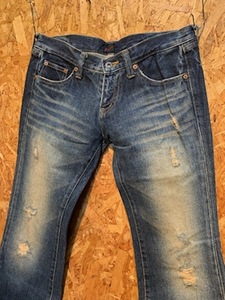 メンズ パンツ JACKROSE ジャックローズ デニム ジーンズ ブーツカット ダメージ 加工 FD925 / W31 全国一律送料520円