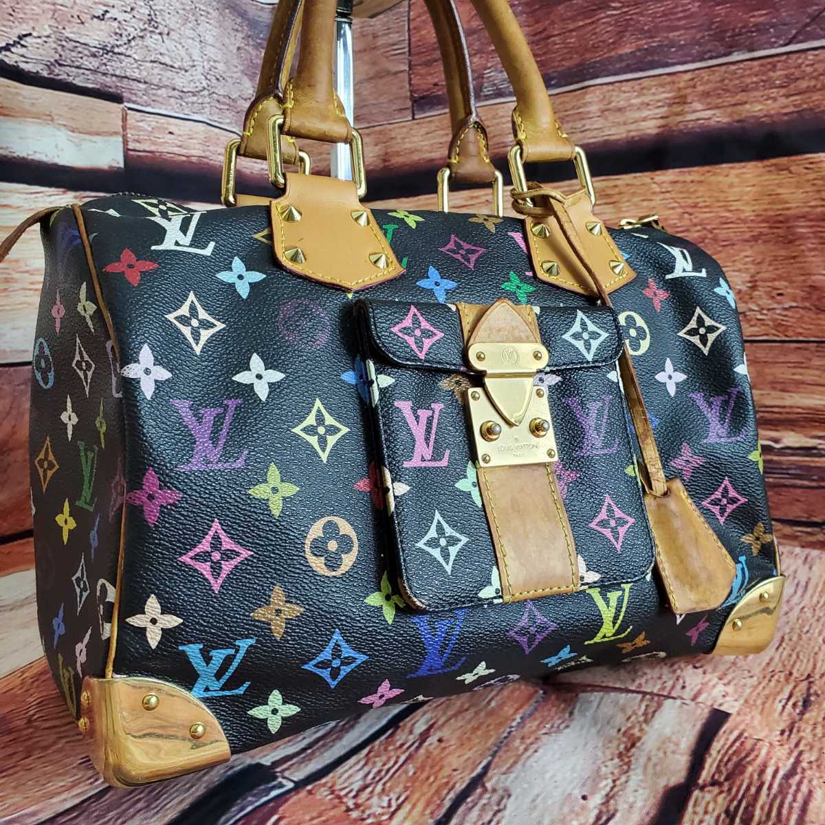 カテゴリ】 LOUIS VUITTON - ルイヴィトン マルチカラー スピーディ30