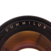■ Leica ライカ カメラレンズ LEITZ WETZLAR SUMMILUX 1:1.4/50 ズミルックス レンズキャップ付き 中古_画像5