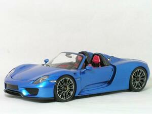 * 1/18 Porsche = 918 Spider / blue metallic = Porsche