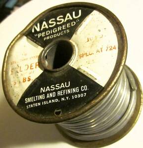 #293a 極上★Nassau AT-7241 B Stearine Core 極太3.5mm 30cm