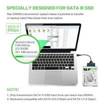 未使用品　HDD/SSD換装キット SATA変換ケーブル SATA USB変換アダプター SATA-USB3.0変換ケーブル 2.5インチHDD SSD SATA_画像7