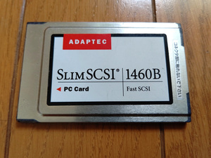 SCSI接続PCカード　Adaptec SlimSCSI 1460B (中古) 