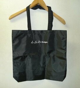 ◆LSD Designs ナイロン ノベルティ エコ トートバッグ 黒 未使用