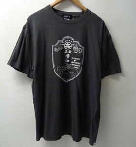 ◆TAS タス 和柄　デザイン Tシャツ 黒 サイズXL　希少