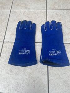 STANCO スタンコ 焚き火グローブ 耐熱グローブ 青