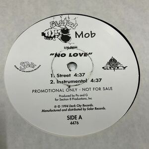 G-RAP / Section 8 Mob / No Love / 12inch レコード / US PROMO / 1994 / GANGSTA / HIP HOP