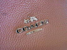 美品 COACH コーチ ターンロック シボ革 上質レザー ショルダーバッグ 鞄_画像5