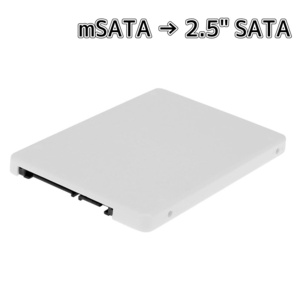 mSATA SSD変換ケース mSATA から SATAへ 2.5インチSATAドライブ代わりに SATA3　変換アダプタ