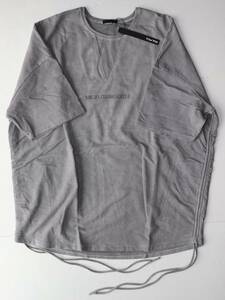 定価19000 新品 本物 KMRii Side Shirring Stelth Pullover プルオーバー 2101-TP02 2 ケムリ 6043