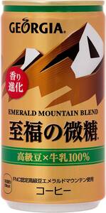 コカ・コーラ エメラルドマウンテンブレンド 至福の微糖 缶 コーヒー 185g×30本