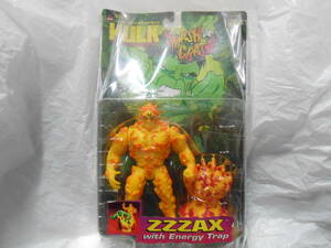 【パッケージに目立つ傷みあり、未開封品】 Toybiz トイビズ Marvel 5インチ ハルク Hulk Smash and Crash シリーズ ZZZAX ザザックス
