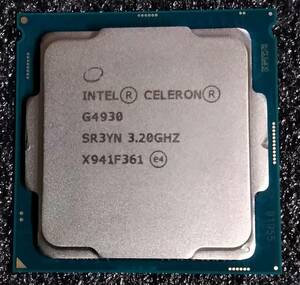 【中古】Intel Celeron G4930 LGA1151 第9世代 Coffee Lake Refresh