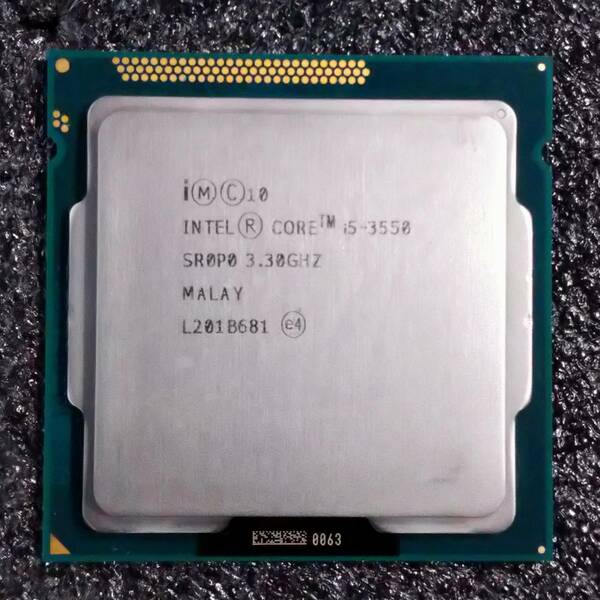 【中古】Intel Core i5 3550 Ivy Bridge LGA1155