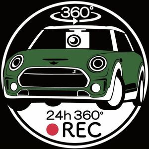 無料車種やカラーリングの変更承ります　ミニ　クラブマン　クーパーsd ドラレコ　ドライブレコーダー　ステッカー　クーパーs ミニワン