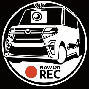 ダイハツ　タント　カスタム　タントカスタム　ドラレコ　ドライブレコーダー　ステッカー　無料車種　カラー変更可能です