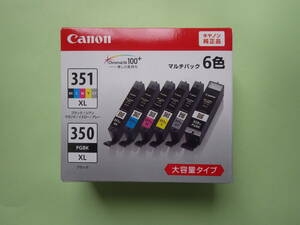 【売り切り】キヤノン Canon BCI-351XL（BK/C/M/Y/GY）+ BCI-350XL マルチパック 6色 [インクタンク]