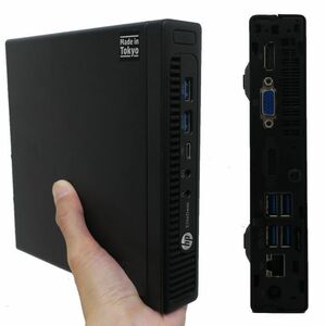 美品！超小型パソコン本体セット　HP800G2 第六世代Corei5・8GB・SSD256GB・Win10・OFFICE2019・キーボード・マウス・WIFI