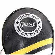 ゴルフ ヘッドカバー 4本セット ドライバー フェアウェイウッド ユーティリティー 刺繍 高級PUレザー Guiote_画像6