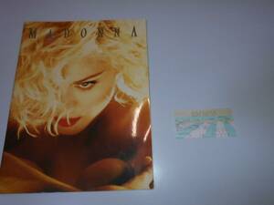 パンフレット コンサート チケット半券 マドンナ 1990 BLOND AMBITION japan program book Madonna ブロンドアンビションツアー