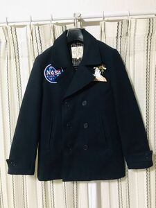 HK WORKS LONDON ピーコート Mサイズ　NASA&芸者　メンズジャケット