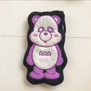 えーパンダ ポシェット え〜パンダ 宇野実彩子 宇野ちゃん 紫 AAA トリプルエー コインケース avex フリュー グッズ