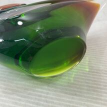 Multi Glass HAND CRAFT マルティグラス マルテイ ハンドクラフト ガラス細工 インテリア 鳥 とり 飾り 置物 オブジェ 昭和レトロ 中古_画像6