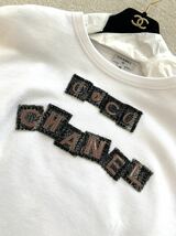 【WILD CHAMOMILE'S】CHANEL 半袖スエットトレーナー完売日#38★新品！お値引き中！_画像2