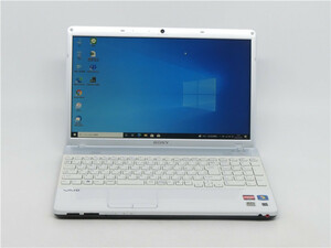 カメラ内蔵/中古/15.6/ノートPC/Windows10/500GB/4GB/AMD　AthlonⅡ　P360/SONY　VPCEE47FJ　Office/ 無線マウス/無線WIFI/HDMI/テンキー