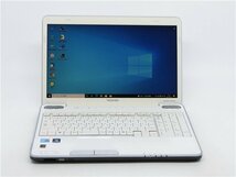 中古/15型/ノートPC/Windows10/新品SSD256GB/4GB/i3 M330/TOSHIBA　TX/66LWH　MS office2021ProPlus搭載　_画像1