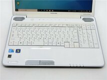 中古/15型/ノートPC/Windows10/新品SSD256GB/4GB/i3 M330/TOSHIBA　TX/66LWH　MS office2021ProPlus搭載　_画像2