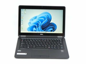 カメラ内蔵/中古/13型タッチパネル/ノートPC/Win11Pro/高速SSD256GB/16GB/5世代i7/DELL　E7250　MSOffice2021搭載