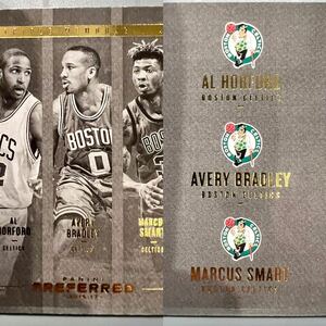 激レア Booklet Celtics Jersey 16 Panini Al Horford Marcus Smart Avery Bradley NBA 実使用 ユニフォーム バスケ 準優勝 セルティックス