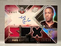 RC Auto Jersey 08 SPX Mario Chalmers マリオ・チャルマーズ NBA 実使用 ユニフォーム サイン バスケ Panini マイアミ ヒート 2連覇 優勝_画像1