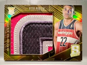 超絶レア/10枚 Gold Prizm RC Patch 13 Panini Otto Porter Jr. オット・ポーター NBA ルーキー ユニフォーム Warriors ウォリアーズ 優勝