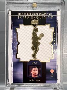 超高級版/50枚限定 Exquisite Extra 09 Rudy Gay ルディ・ゲイ NBA 実使用 ユニフォーム ジャージ バスケ Panini Grizzlies グリズリーズ