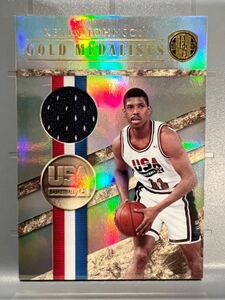 超絶レア初期最高級版/299 USA Jersey 11 Panini GS Kevin Johnson ケビン・ジョンソン NBA All-star 米代表 ユニフォーム 金メダル バスケ