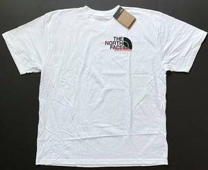 新品USAノースフェイス ハーフドームロゴTシャツ ホワイト (XL) アメリカ直営店購入