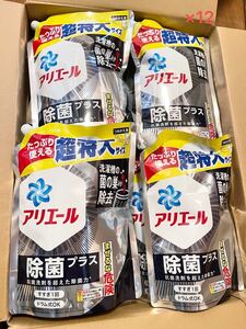 アリエール 除菌プラス 除菌 洗濯洗剤 液体洗剤 詰め替え 945g×12袋