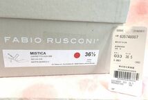 値下★FABIO RUSCONI ファビオルスコーニ★ポインテッドトウ・ストラップ・レザー・パンプス・サイズ35.5・22.5～23cm★未使用_画像9