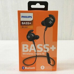 【中古品・未開封】 フィリップス / Philips SHB4305BK Bass+ ワイヤレスイヤホン ブラック 10010457