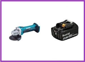  Makita 100mm 18V заряжающийся диск g линия daGA402DZ+ батарея (BL1830B)[3.0Ah]*