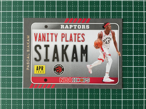 ★PANINI 2020-21 NBA HOOPS #21 PASCAL SIAKAM［TORONTO RAPTORS］インサートカード「VANITY PLATES」★