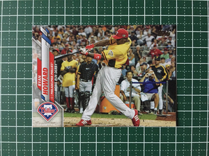 ★TOPPS MLB 2020 UPDATE SERIES #U-59 RYAN HOWARD［PHILADELPHIA PHILLIES］ベースカード「HR」20★