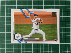 ★TOPPS MLB 2021 SERIES 1 #270 MITCH WHITE［LOS ANGELES DODGERS］ベースカード ルーキー RC★