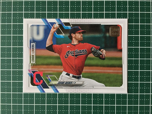 ★TOPPS MLB 2021 SERIES 1 #72 SHANE BIEBER［CLEVELAND INDIANS］ベースカード「LL」★