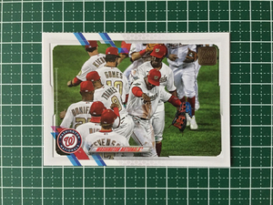 ★TOPPS MLB 2021 SERIES 1 #58 TEAM CARD［WASHINGTON NATIONALS］ベースカード★